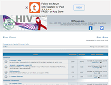 Tablet Screenshot of hivforum.info